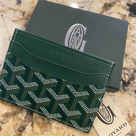 goyard green wallet men's|goyard magsafe wallet.